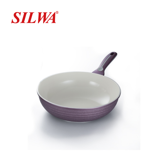西華紫羅蘭陶瓷不沾平底鍋30cm